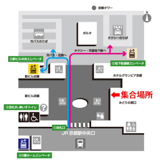 京都駅構内図